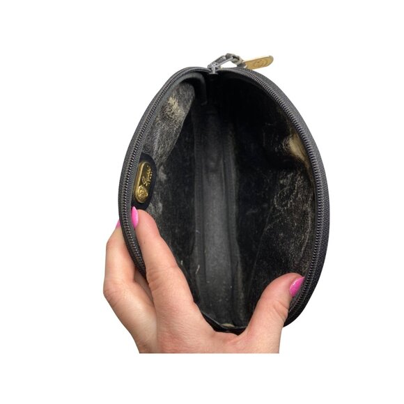 Vintage Gucci GG Black Canvas Crossbody NO STRAP With Zipper Closure & Gold-Tone - Picture 6 of 14